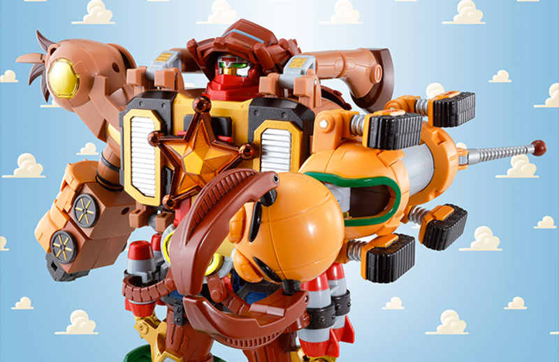 Illustration for article titled This Toy Story Voltron Might Be Cooler Than the Original Voltron
